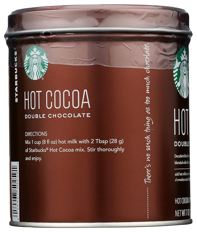Starbucks Hot Cocoa, Double Chocolate, 7 Ounce