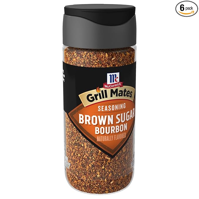 McCormick Grill Mates Brown Sugar Bourbon Seasoning, 3 oz (Pack of 6)