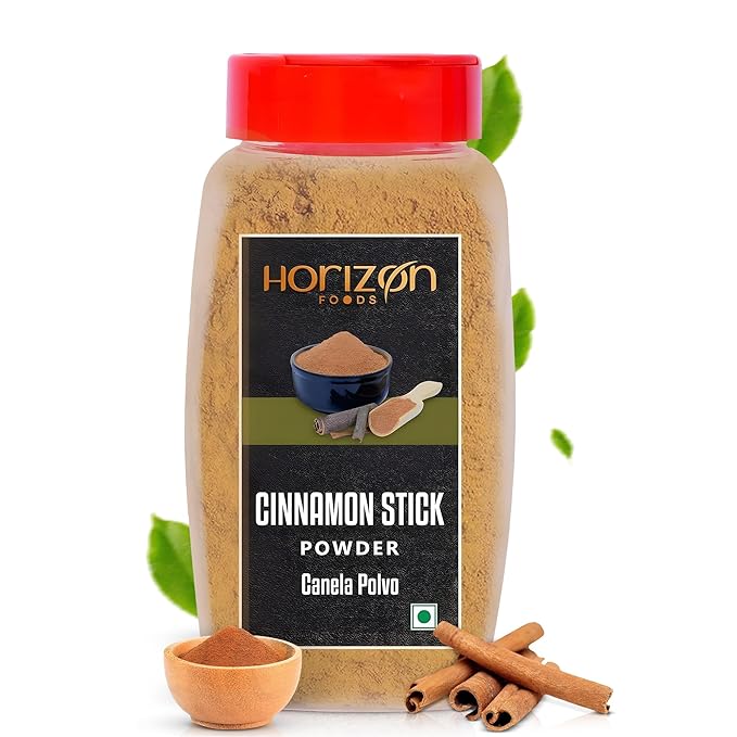 Horizon Foods Premium Red Chili Powder - 200g Indian Spice Blend for Tikka Masala Sauce, Mexican Oregano & Mixed Vegetables. Perfect Seasoning with Guajillo Chiles & Ancho Chili Flakes in Your Indian Spice Box (100g, Ground Cinnamon Powder)