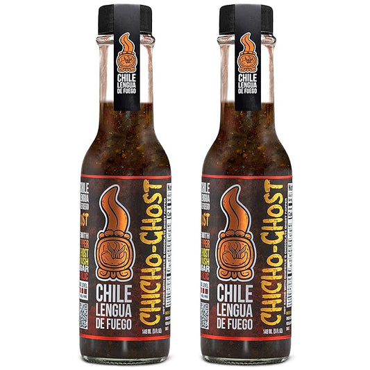 Hot Sauce | Chile Lengua de Fuego (Pack of 2, Chicho-Ghost)