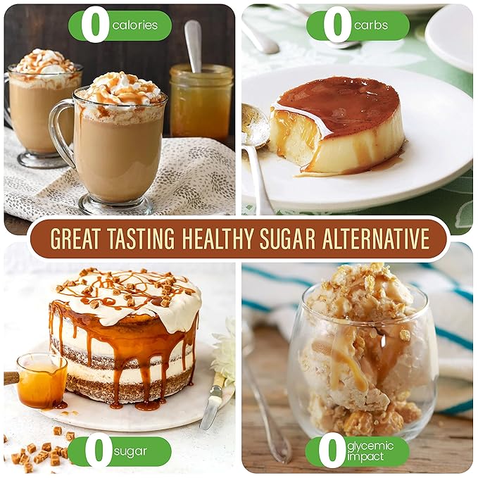 Stevia Select Caramel Flavored Liquid Stevia ??Zero Calorie Coffee, Tea, Drink & Baking Sweetener, All-Natural, No Erythritol, Keto-Friendly Sugar Alternative, 300 Servings ??2 Oz