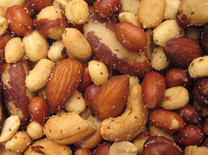 Yupik Salted Mix Nuts, 2.2 lb (35.2 oz), A Blend of Peanuts, Almonds, Hazelnuts, Brazil Nuts & Cashews, Kosher, Vegan, Cholesterol Free, Excellent Source of Vitamin E, Protein, Iron & Fiber