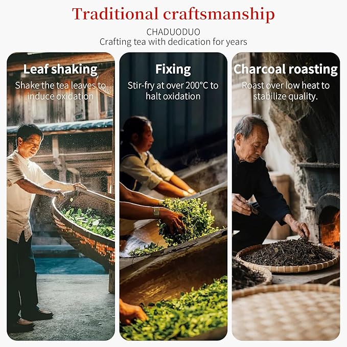 CHADUODUO Tie Guan Yin Oolong Tea Loose Leaf High Mountain Iron Goddess Of Mercy Tea Fujian Anxi Gaoshan Ulong Tea Belong to Pure Hongxin Waiwei Tao Cultivar Orchid Aroma 150g 5.3oz ?¿뚪???若됪ë²?ê³?­†??"<div>