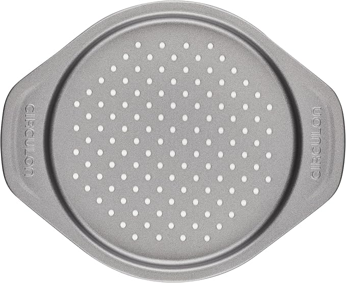 Circulon Total Bakeware Nonstick Toaster Oven & Personal Pizza Pan Baking Set, 4-Piece