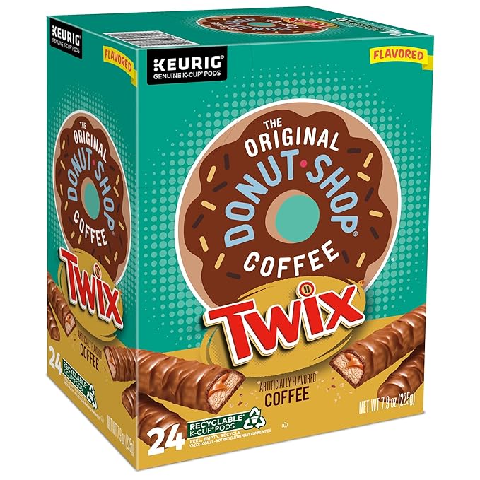 The Original Donut Shop TWIX Coffee, Keurig Single Serve K-Cup Pods, 96 Count