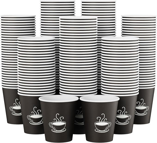 10 oz Paper Cups, 270 Count, Disposable Coffee Cups for Water, Juice or Tea, Perfect for Office Parties or Events