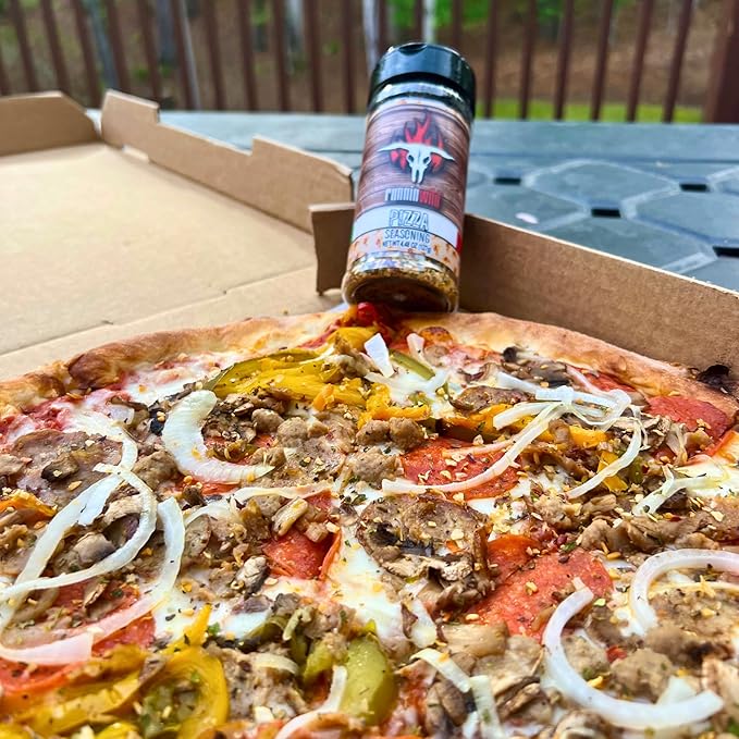 Gourmet Pizza Seasoning | Italian Seasoning Spice Blend | Low Sodium | No Artificial Flavors Added | Runnin Wild Foods, 4.48 ounces