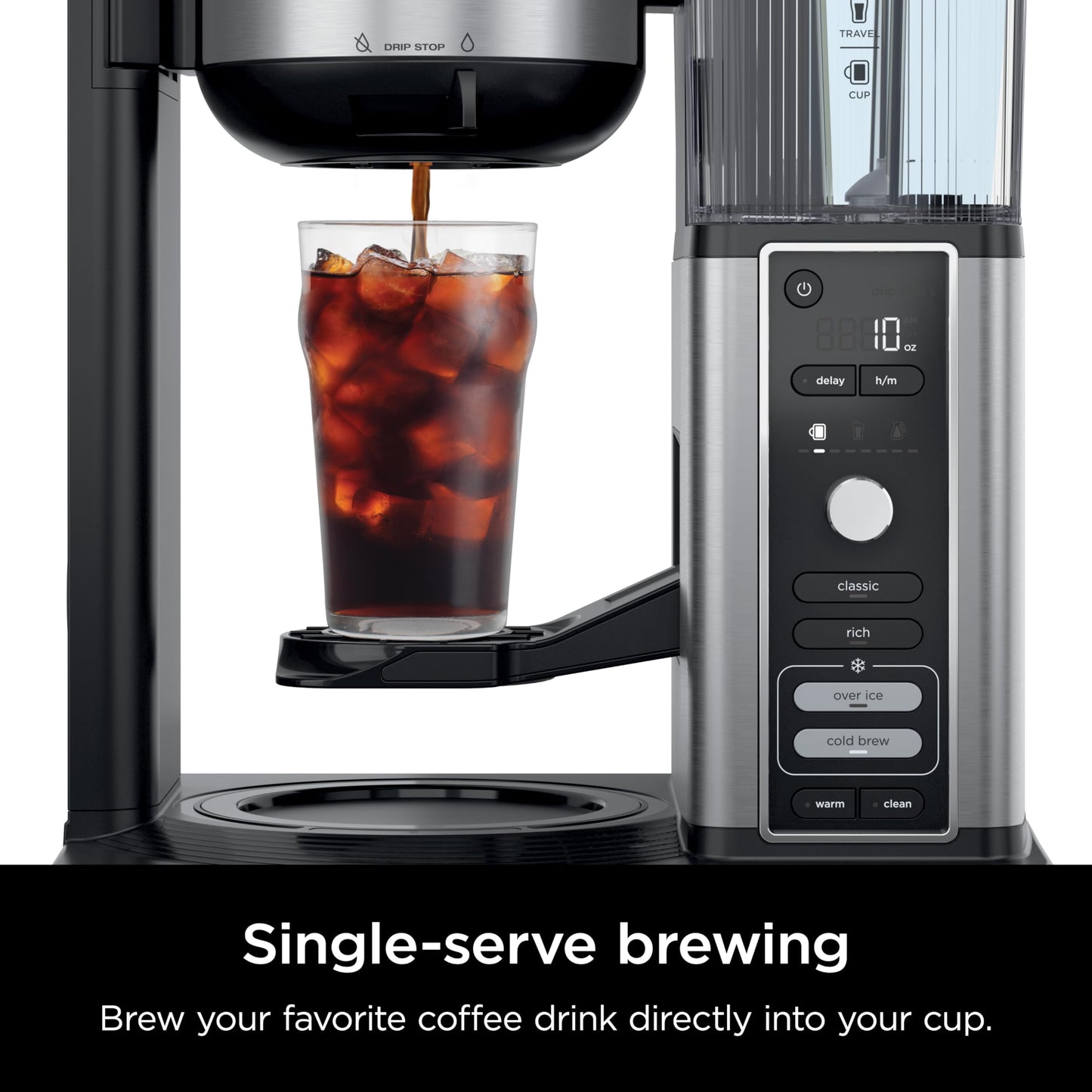 Ninja Hot & Iced XL Coffee Maker with Rapid Cold Brew, Black, CM371