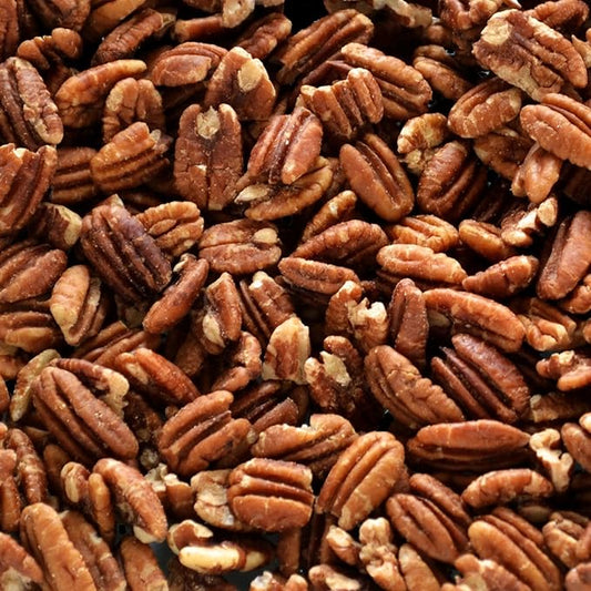 Native Pecan Halves, Family Recipe Crispy, Soaked and Dried with Sea Salt, Bulk 19.9 Lb