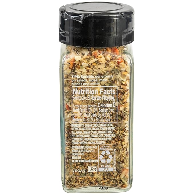 Simply Organic All-Purpose Salt-Free Everyday Spice Blend, 1.8 Ounce Jar, Great on Veggies, Chicken Fish and More, Vegan