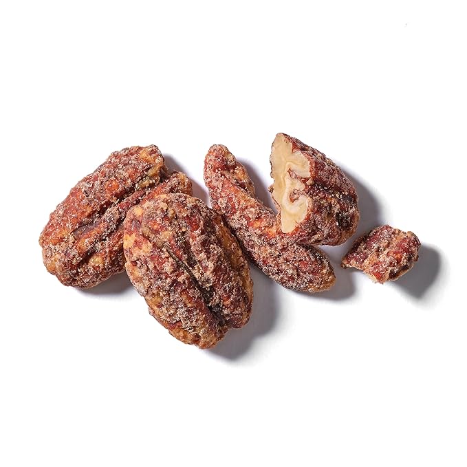 Yupik Toasted Golden Pecans, 5 Oz, Gluten-Free, Kosher, Non-GMO, Sweet Snack, Crunchy Glazed Pecans with Natural Butter Flavor & Sea Salt, Party Snack, Source of Copper & Magnesium