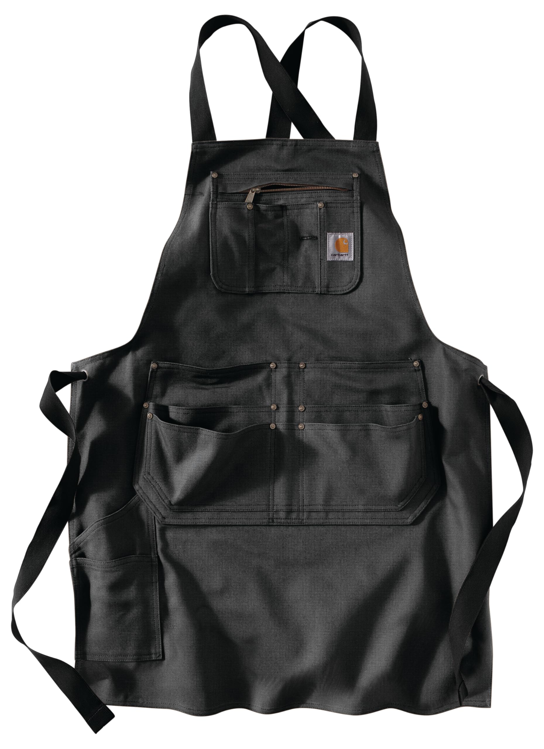 Carhartt Men's Firm Duck Apron, Black, One Size
