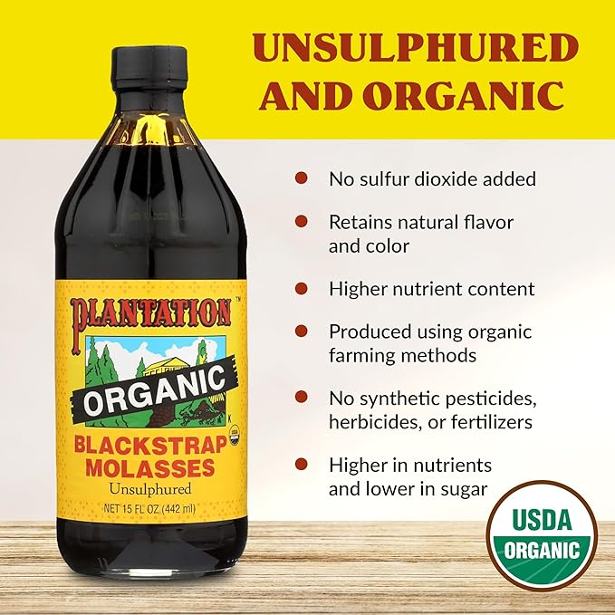 Plantation Certified ORGANIC Blackstrap 15 oz (2)