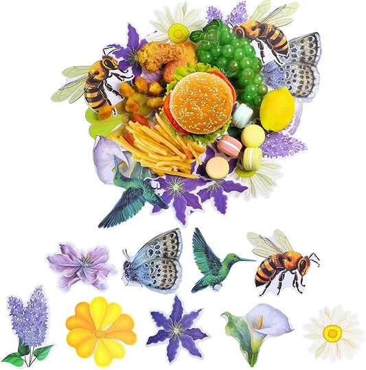 90 Pcs Parchment Paper Leaves, 8.66 Inch Spring Charcuterie Board Parchment Paper Leaves Cheese Decorative for Table Festival Party Serving