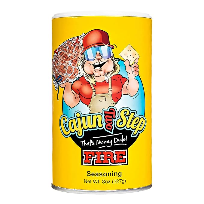 Cajun Two Step Seasoning by StaleKracker - 2 pck, Fire Seasoning for Authentic Creole Louisiana Cuisine (16 oz.)