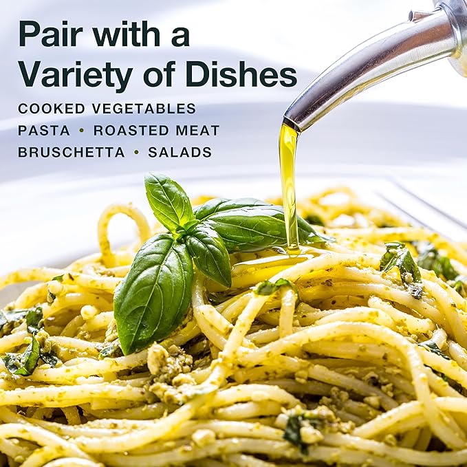 Flavorful Italian Extra Virgin Olive Oil Cold Pressed - Robust Olive Oil for Cooking and Frying, Imported from Italy - Masserie di Sant'Eramo - 25.5 Fl Oz (Pack 1)