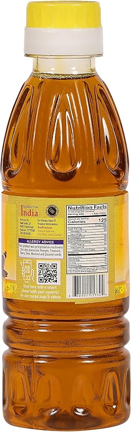 Rani Mustard Oil (Kachi Ghani) 6.76 Ounce (200ml) NON-GMO | Gluten Free | Vegan | 100% Natural | Kosher
