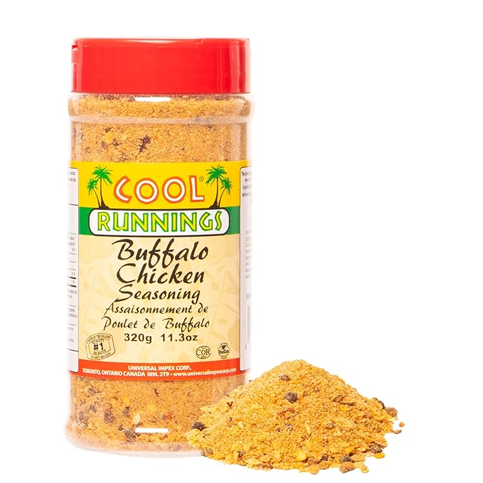 Cool Runnings Buffalo Chicken Seasoning 320g - Bold and Tangy Spice Blend for Grilling Meats, and Roasting Chicken, Perfect for Wings and BBQ