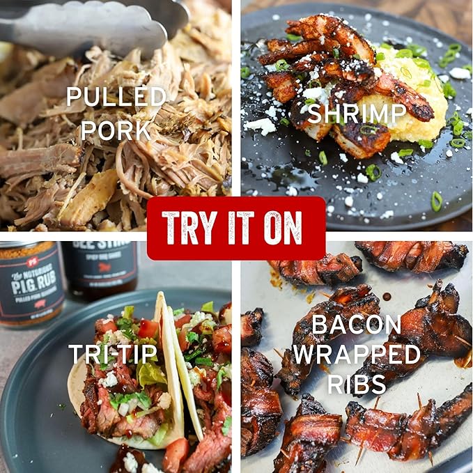 PS Seasoning Notorious PIG Pulled Pork Seasoning and Dry Rub - BBQ Rubs for Smoking and Grilling - Sweet and Smoky Pig BBQ Powder Rub Spice Blend for Ribs, Chops, Beef, Steaks, Chicken