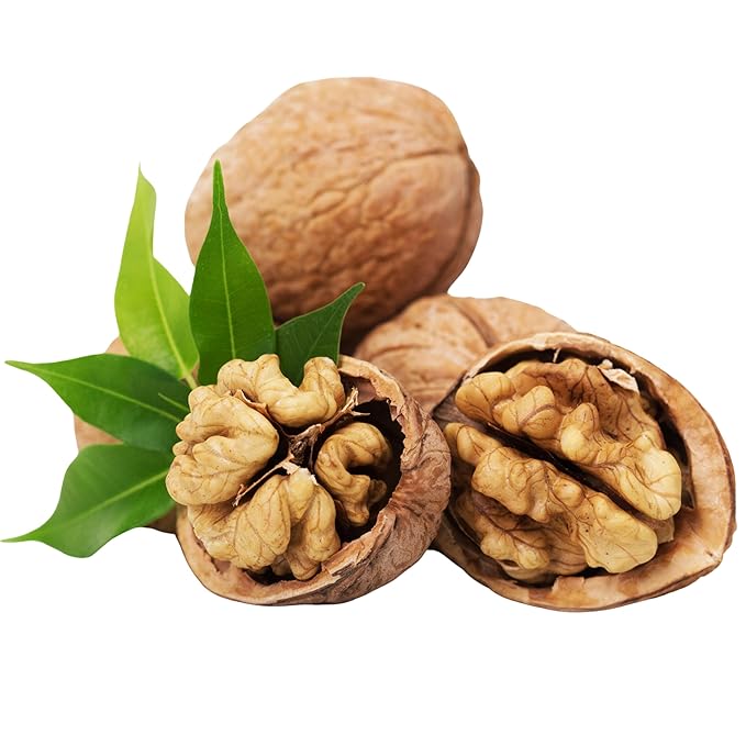 California Raw Walnuts, Halves 16 Oz, 100% Natural, No Preservatives, Non-GMO, Kosher, Vegan, No Salt, Shelled Walnuts in Resealable Bag, 1 Lb