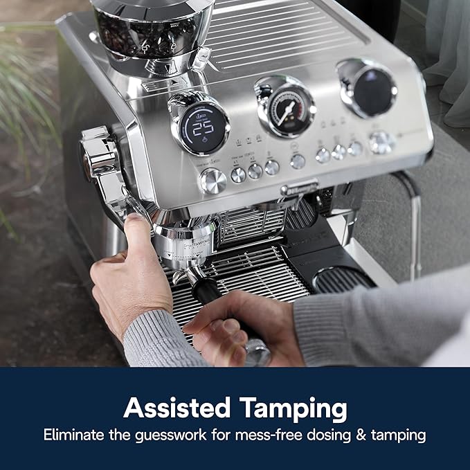 De'Longhi La Specialista Maestro Espresso Machine with Grinder, Auto & Manual Milk Frother ??Bean-to-Cup Cold Brew Coffee with Cold Extraction Technology, Variable Temp & Tamping Tool, 8 Drink Presets