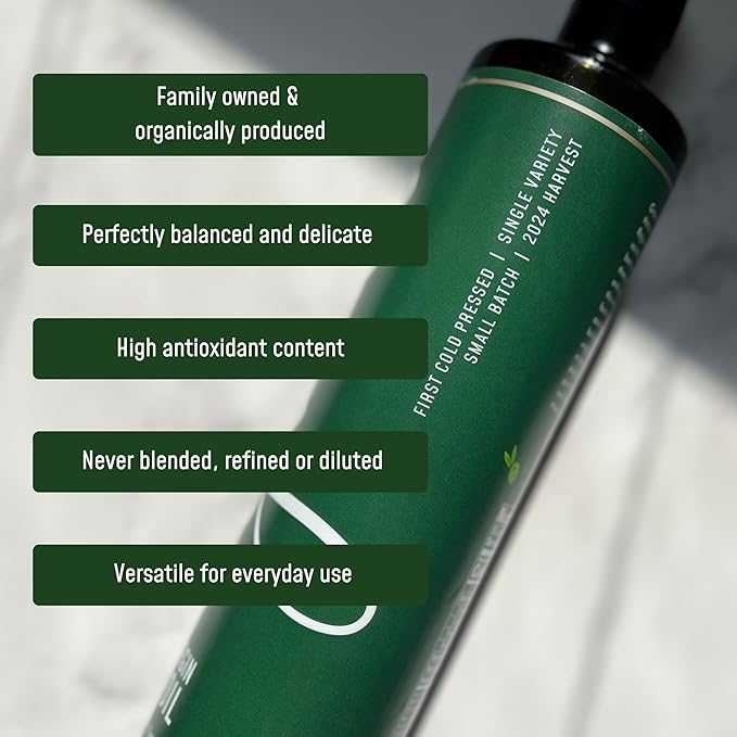 Ayvaco Extra Virgin Olive Oil ??Cold Pressed, Single Origin, Small Batch, Monovarietal ??Organically Produced, Family Owned EVOO from the Aegean ??No Pesticides, Traceable ??25.4 fl oz
