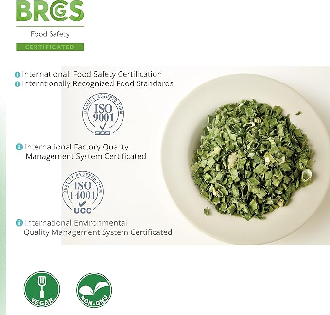 Besway Chives 6 oz(170g), Premium Dried Green Chives - Perfectly Chopped for Culinary Use, 100% Natural