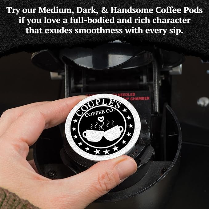 Couple's Coffee K-Cups | Gives Back to Military Families | Jamaican Me Crazy | Gourmet Flavored Coffee with Smooth Vanilla Caramel Flavors | Compatible with K-Cups & Single Serve Brewers | 24 Count