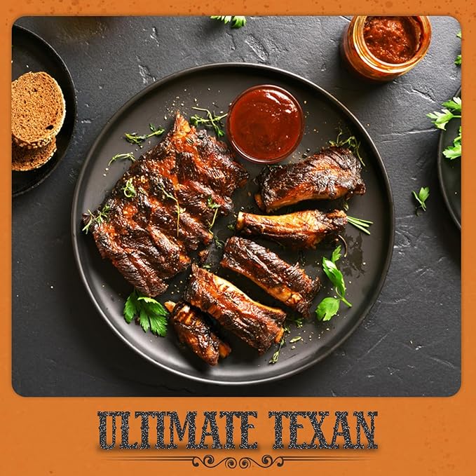 Fresh Finest Texas Smokehouse Steak Seasoning- Authentic Texan Seasoning, 7.05oz - Smoky, Kosher, All-Natural & Gluten-Free