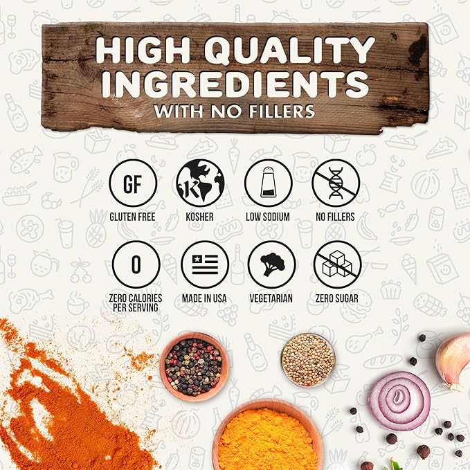 Ranch Seasoning Mix by Flavor God, Pack of 2- Premium All Natural & Healthy Spice Blend for Chicken, Pizza, Salads & Vegetables - Kosher, Low Sodium
