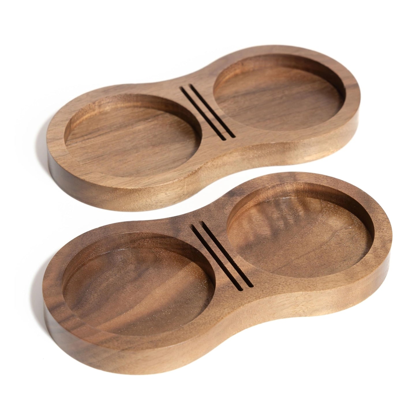 NEOUZA Coffee Tamper Stand Holder for Tamper, Distribution Tool, Puck Screen, Walnut Wood,51mm 53mm