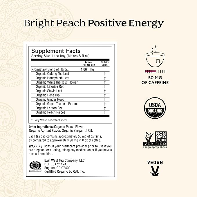 Yogi Energy Variety (3 Pack) Organic Sampler & Tea Gift Set – Contains Caffeine – 48 Tea Bags