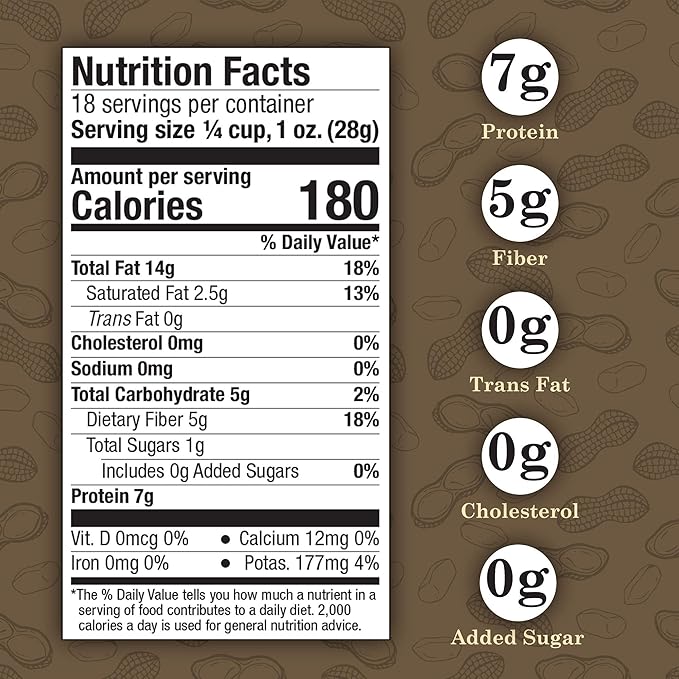 Virginia Diner Unsalted Virginia Peanuts - XL Gourmet Natural Peanuts Non-GMO, Preservative Free Gifts from Virginia Since 1929-18 Oz Can