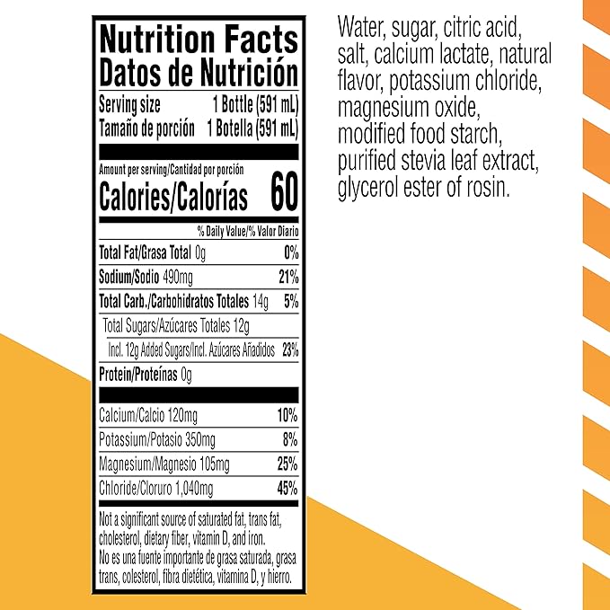 Gatorlyte Rapid Rehydration Electrolyte Drink, Cherry Lime, Specialized Blend of 5 Electrolytes, Lower Sugar, No Artificial Sweeteners, No Artificial Flavors, 20 fl oz Bottles (12 Pack)