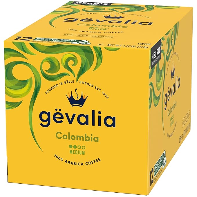 Gevalia Colombian Coffee K-Cup Pods 12 ct. Box (Pack of 3)