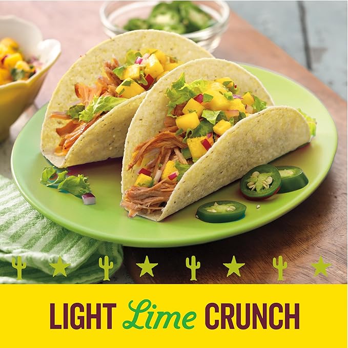 Old El Paso Stand 'N Stuff Taco Shells With a Hint Of Lime, 10-count (Pack of 6)