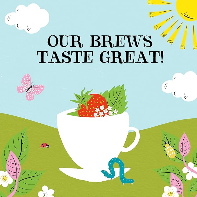 Clipper Tea Strawberry & Elderflower Herbal Tea ??Caffeine Free, USDA Organic, Great Hot or Iced ??Refreshingly Fruity, Natural, Fair & Delicious ??50 Tea Bags