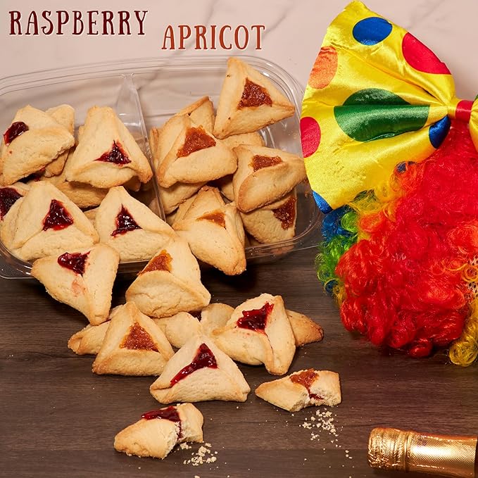 Shortbread Cookies Filled with Apricot and Rasperry Jam | Fruit Cookies, Gourmet Cookie Gifts | Kosher, Dairy Free, Nut Free | 22 oz Stern?셲 Bakery