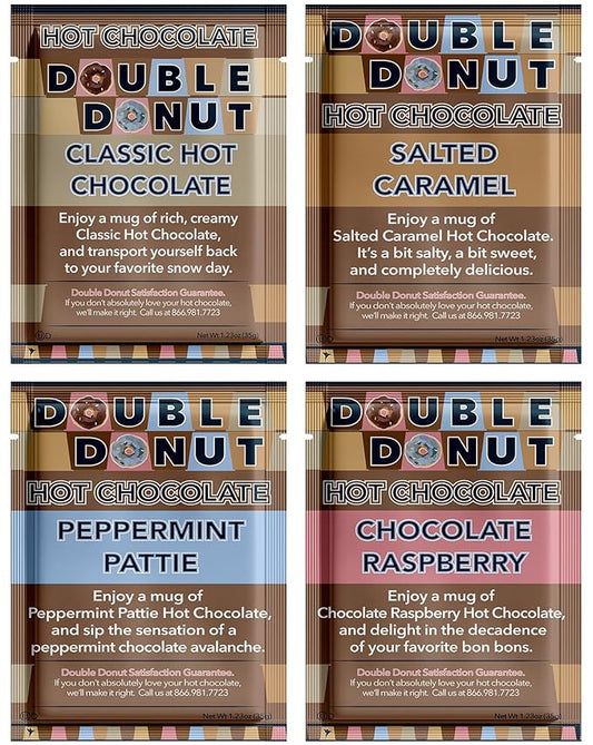 Double Donut Hot Chocolate Variety Pack 128 Ct (4 X 32 CT)