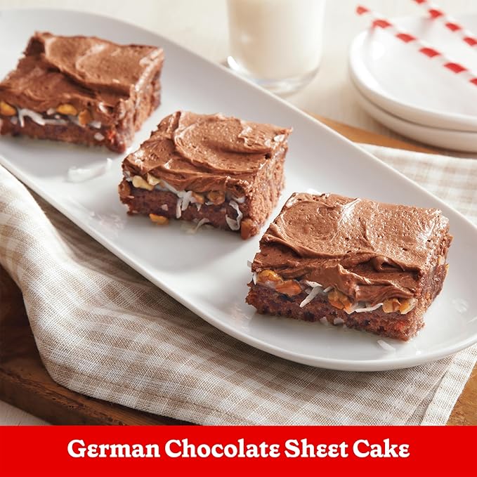Betty Crocker Delights Super Moist German Chocolate Cake Mix, 13.25 oz. (Pack of 12)