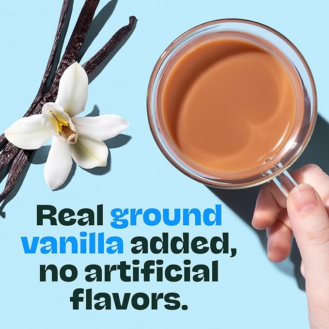 Copper Cow Premium Pour Over Single-Serve Vietnamese Coffee | Vanilla | Dark Roast | Flavored with Vanilla Beans | Includes 8 Coffees