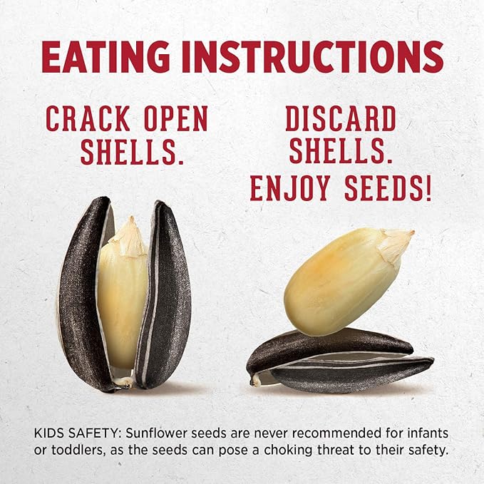 DAVID SEEDS Roasted and Salted Ranch Jumbo Sunflower Seeds, Keto Friendly, 5.25 oz, 12 Pack