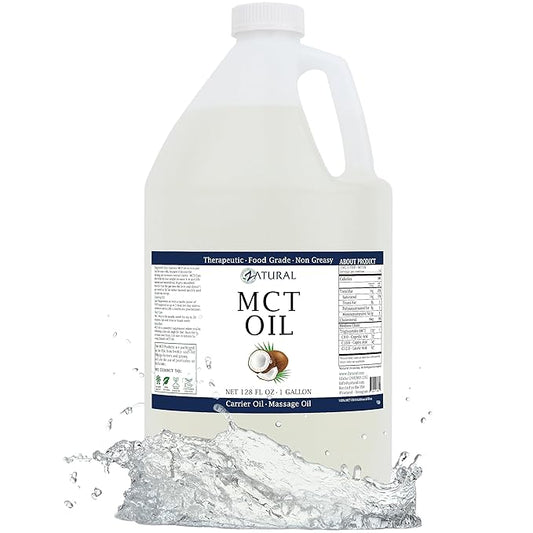 MCT Oil, Certified Food and Therapeutic Grade, Carrier Oil, Massage Oil, Hydrating Oil, Hair Oil, 0