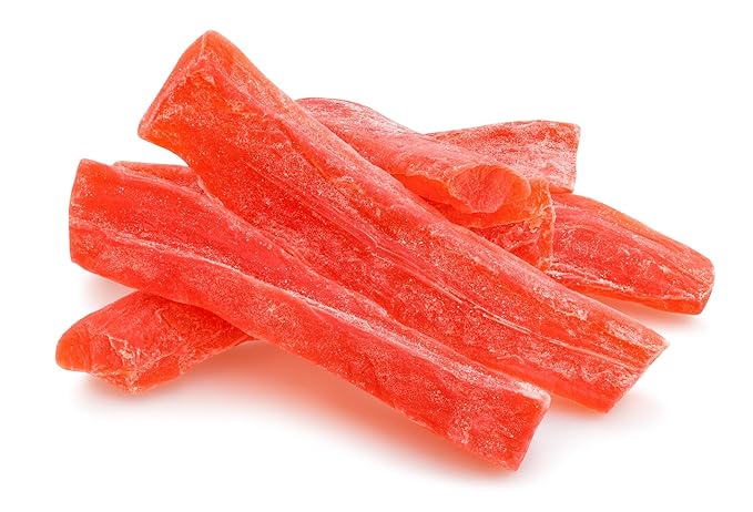 Farm Fresh Nuts Dried Papaya Fruit Snacks 5 Lb Bag – Papaya Strips for Snacking, Desserts, Baking – Safely Sealed Bag for Prolonged Freshness – Delicious Tropical Taste