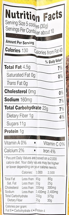 Mi-Del Chocolate Snap Cookie - Non GMO Certified, 0g Trans Fat Gluten Free Cookies (Pack of 1)