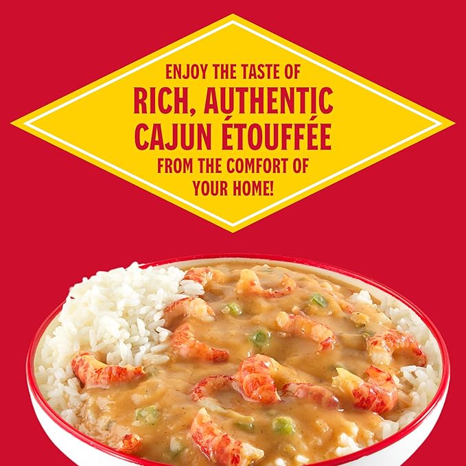 Cajun Etouffee Base 2.65 oz. (Pack of 6) - Authentic Cajun Etouffee Mix with Onions, Bell Peppers, Celery & Spices - By Louisiana Fish Fry
