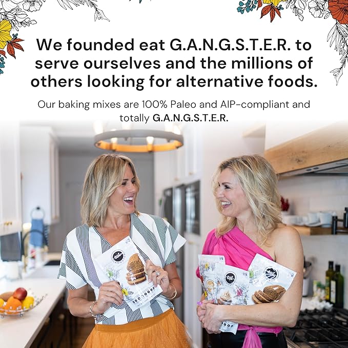 eat G.A.N.G.S.T.E.R. Cinnawin Spice Cake & Muffin Mix, Allergy-Friendly Baking Mix, Grain-Free, No Dairy, Nuts, Gluten, Dairy, For Paleo & AIP Diets, Delicious Cakes, Muffins and Cupcakes