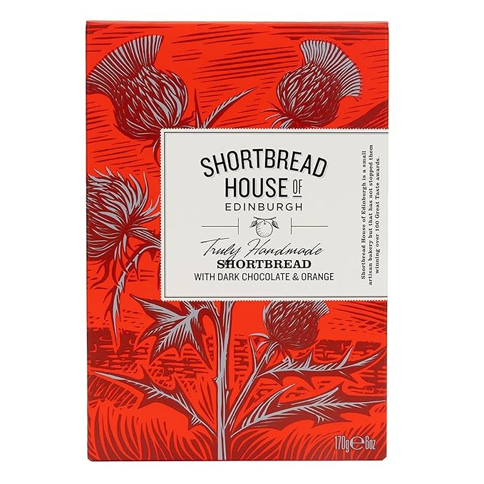 Shortbread House of Edinburgh Truly Handmade Shortbread Fingers with Rich Dark Chocolate, 6oz Box (Pack of 3)