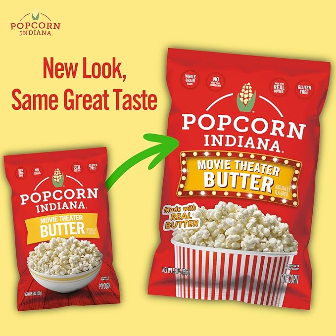 Popcorn Indiana Movie Theater Butter - Family Pack Single 4.75 Oz