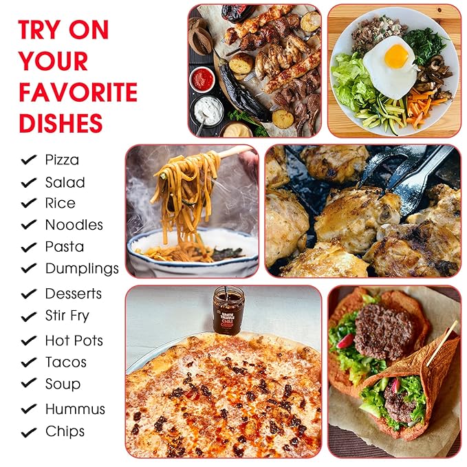 SAUCE UP Extra Spicy Chili-Crisp 6oz | Artisan Chili Oil with 13 Superfood Ingredients | Vegan Gluten Free Keto No MSG | Hot Sweet Crispy Umami Topping | Handcrafted in NYC | Gourmet Sauce